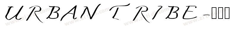URBAN TRIBE字体转换